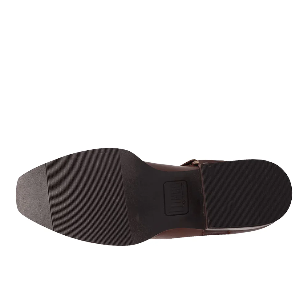 Patriot Leather Square Toe Pull On Boots - Image 5