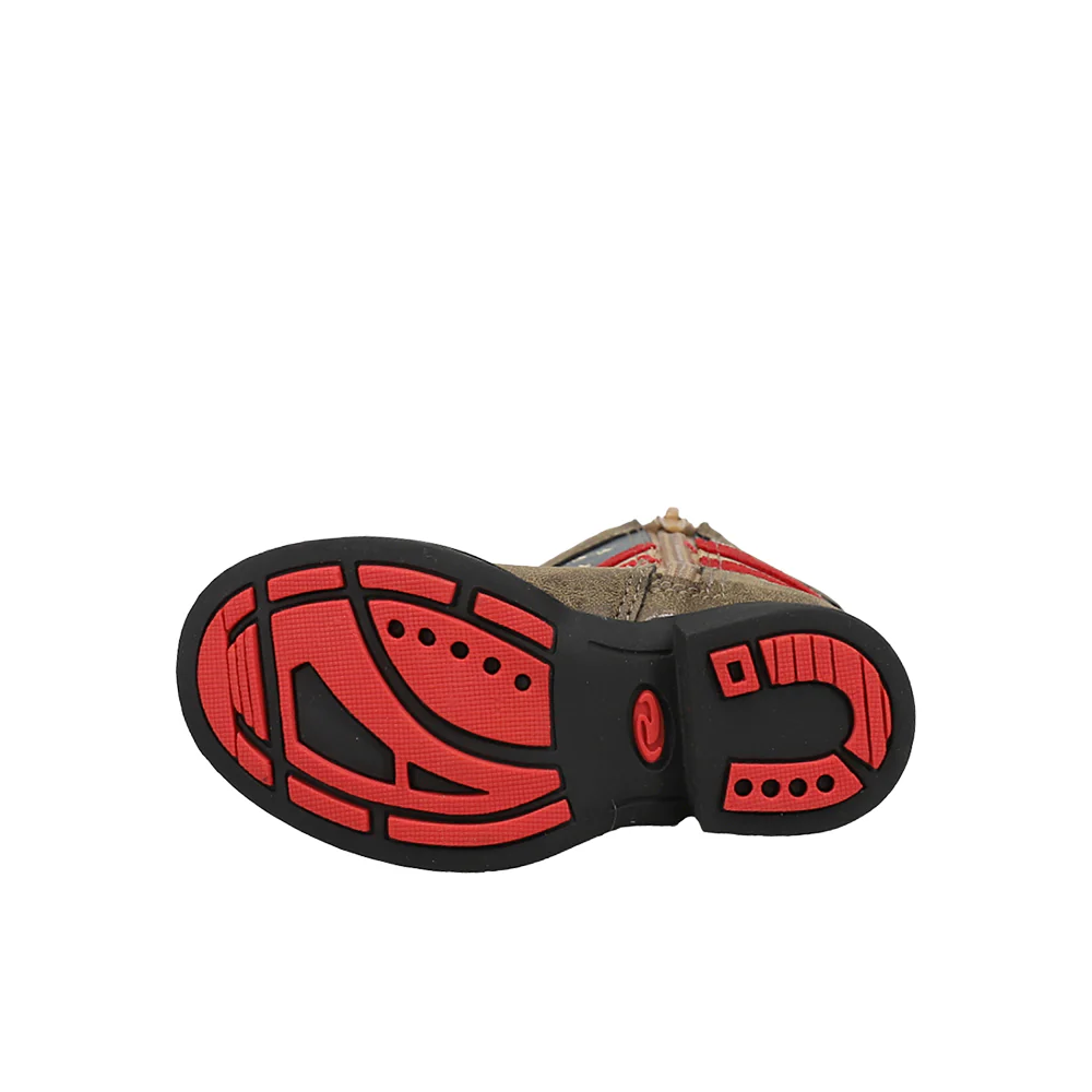 Patriot Light Up Heel Round Toe Cowboy Boots (Toddler) - Image 5
