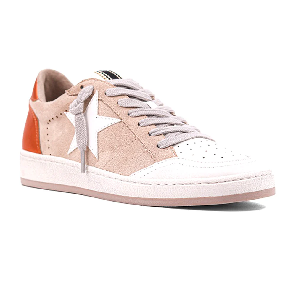 Paz Metallic Lace Up Sneakers - Image 2