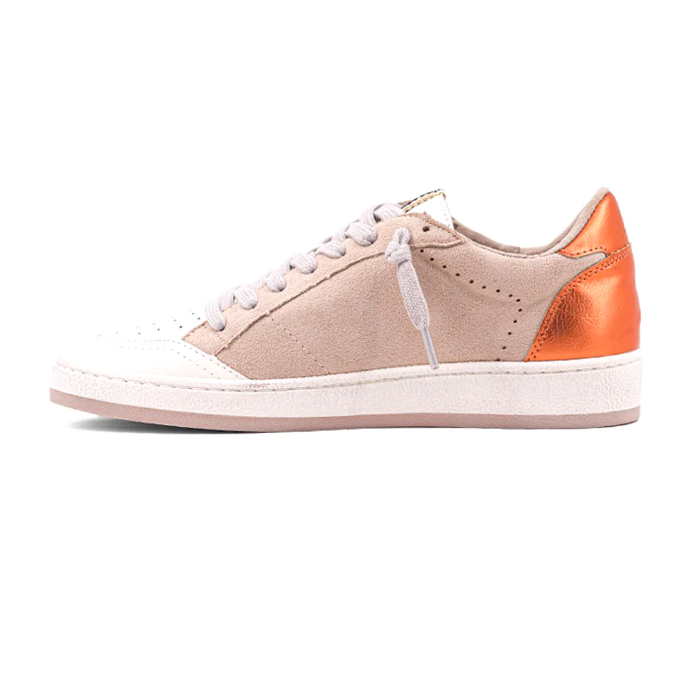 Paz Metallic Lace Up Sneakers - Image 3