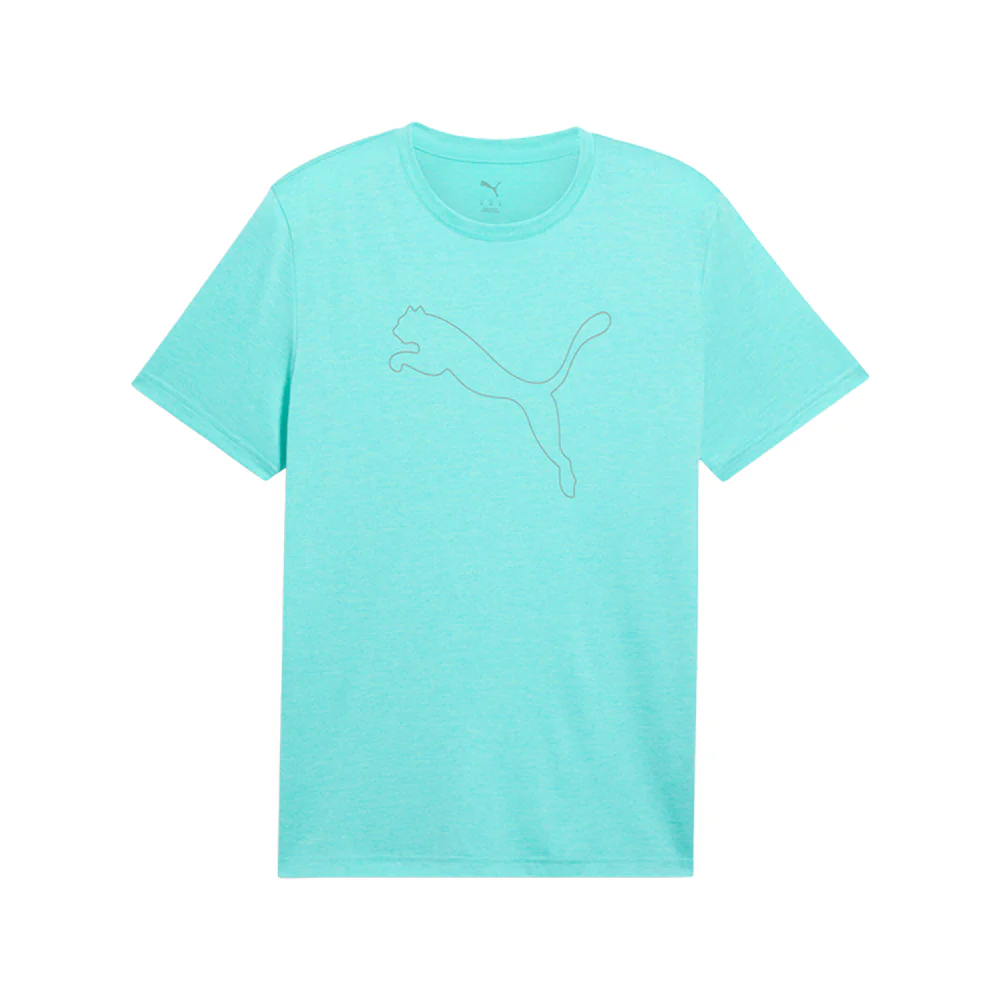 Train All Day Essentials Heather Cat Crew Neck Short Sleeve T-Shirt
