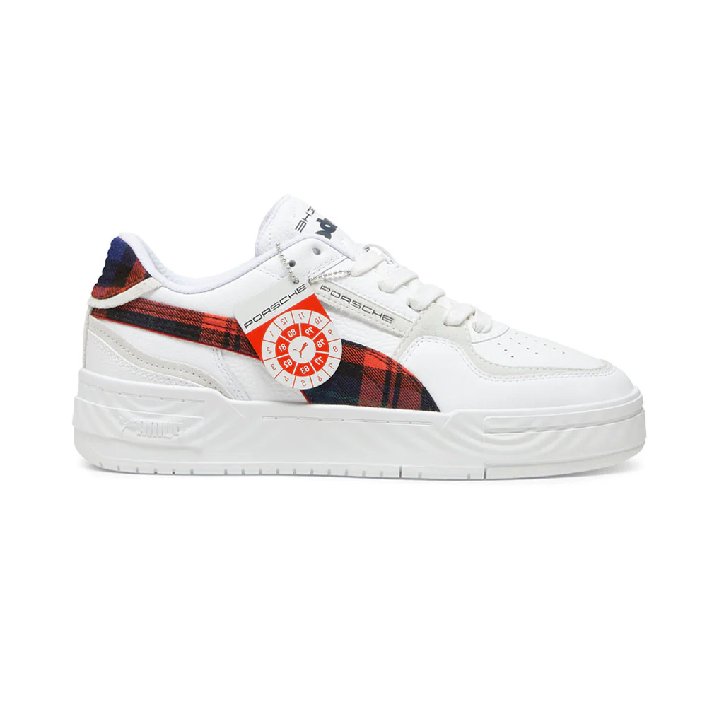 Porsche Legacy x CA Pro Tartan Lace Up Sneakers