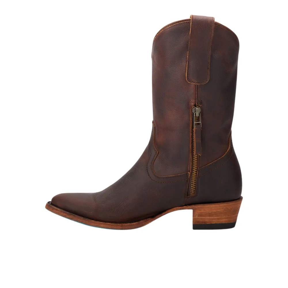 Plain Jane Round Toe Midi Cowboy Boot - Image 3