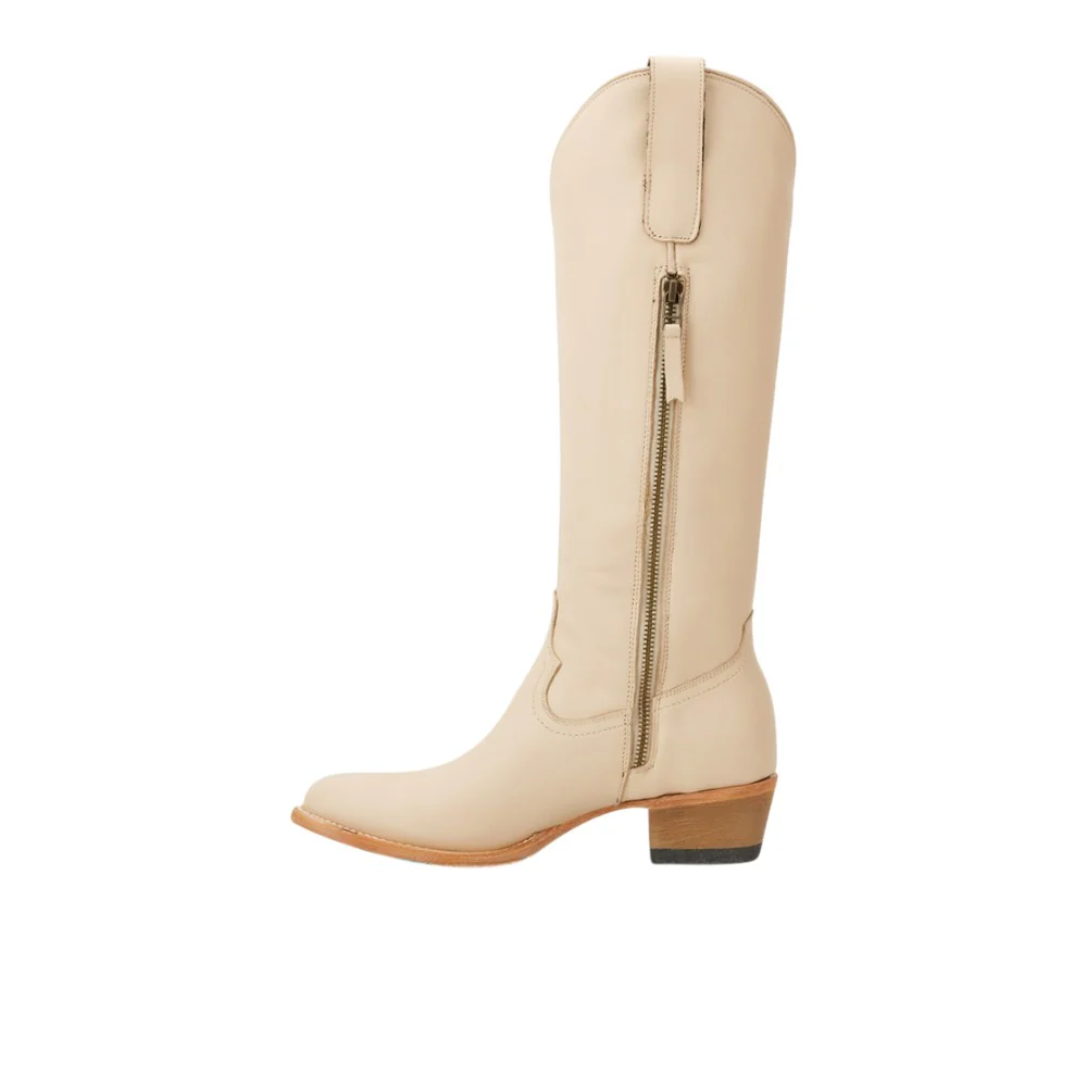 Plain Jane Round Toe Cowboy Boot - Image 3