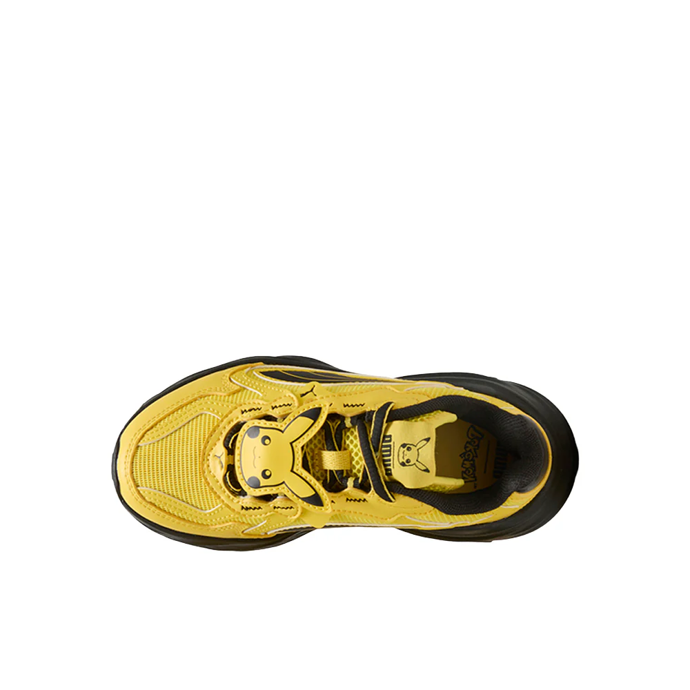 PUMA X POKEMON Fade Nitro Pikachu Lace Up Sneakers (Little Kid) - Image 4