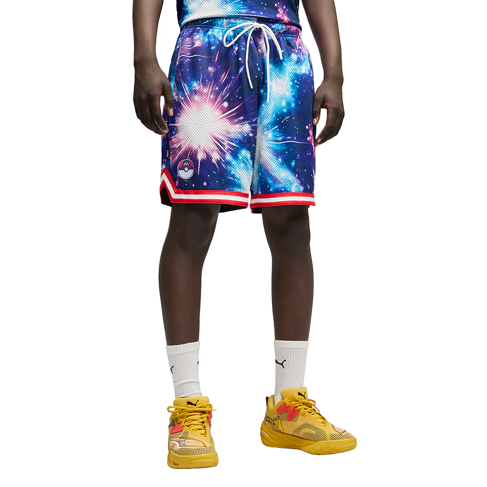 PUMA X POKÉMON Hoops Mewtwo Shorts - Image 3