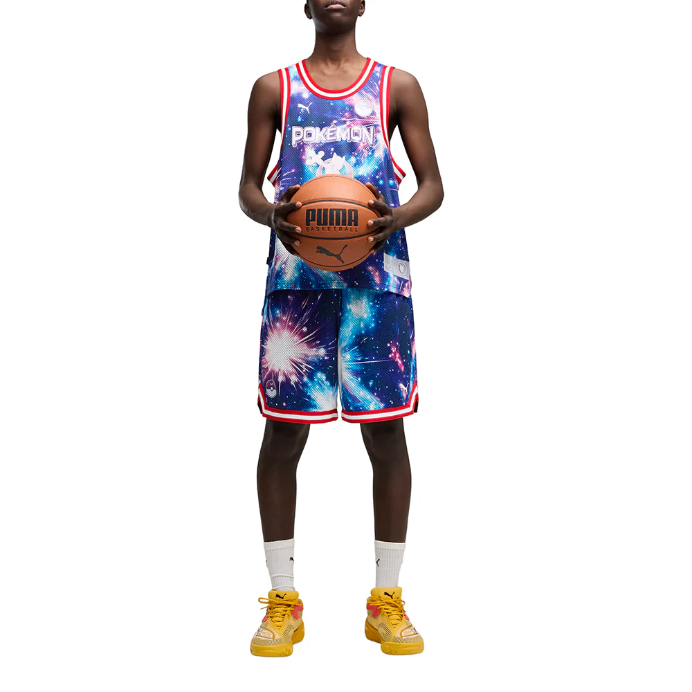 PUMA X POKÉMON Hoops Mewtwo Shorts - Image 5