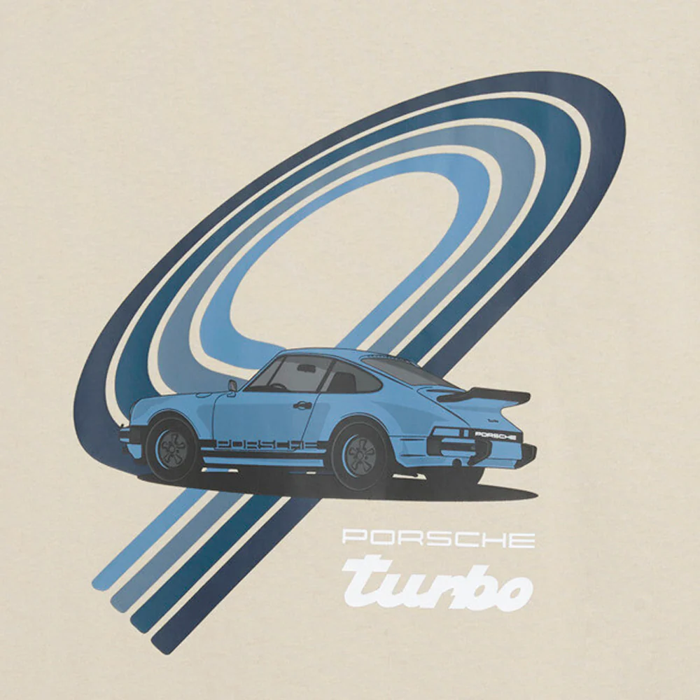 Porsche Legacy Turbo Graphic Crew Neck Short Sleeve T-Shirt - Image 5