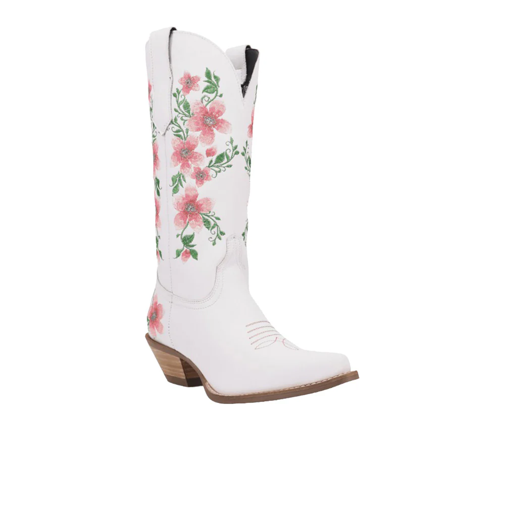 Posie Floral Leather Boots - Image 2