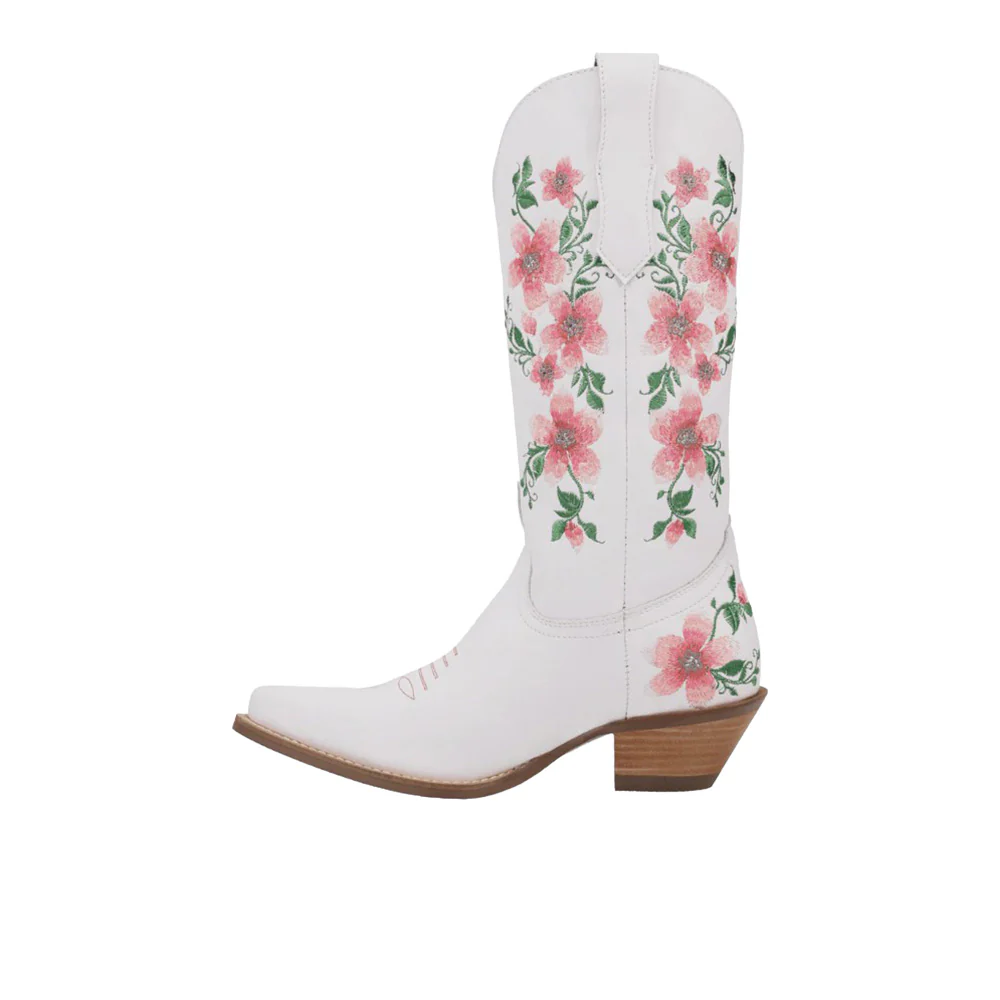 Posie Floral Leather Boots - Image 3