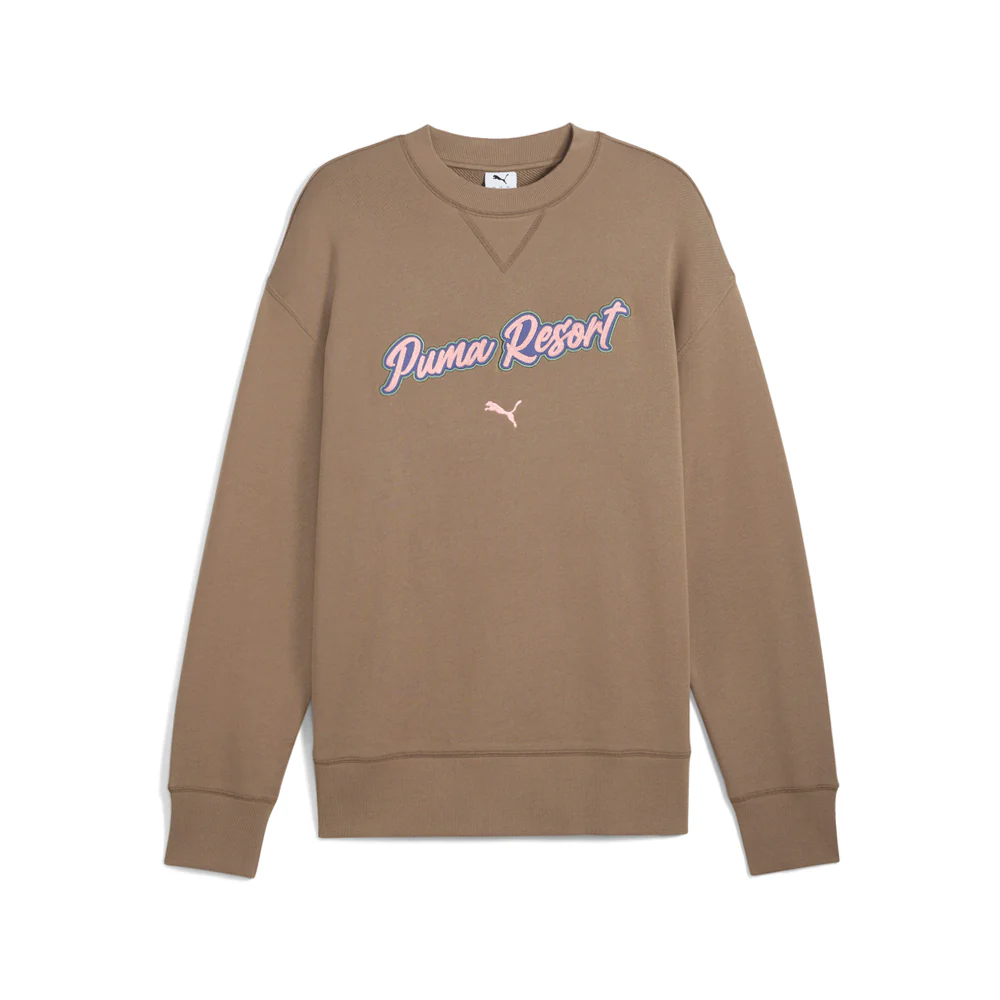 Premium Essentials Relaxed Graphic Crew Neck Pullover Sweatshirt