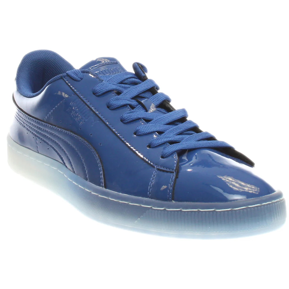 Basket Patent Ice Fade Lace Up Sneakers - Image 2
