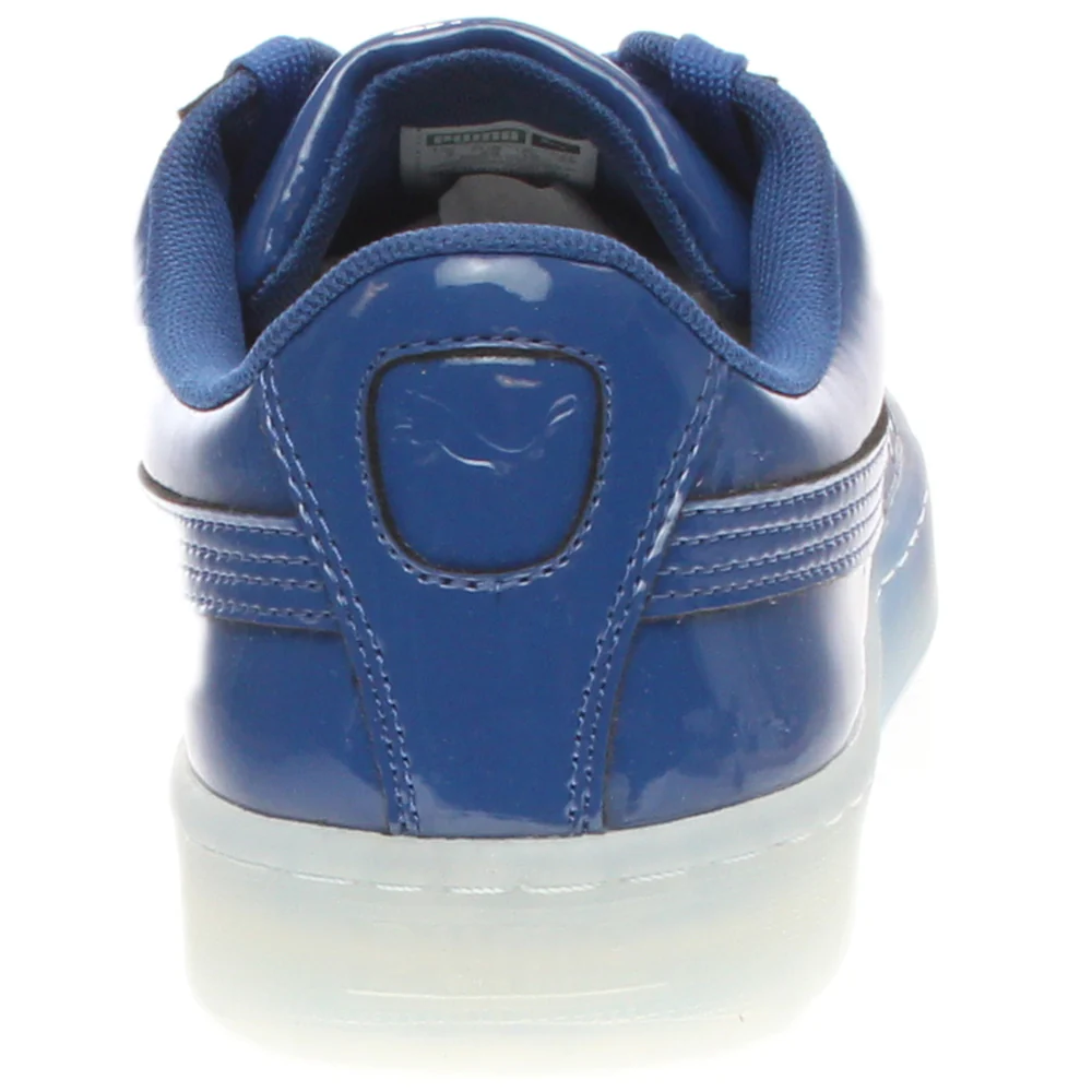 Basket Patent Ice Fade Lace Up Sneakers - Image 3