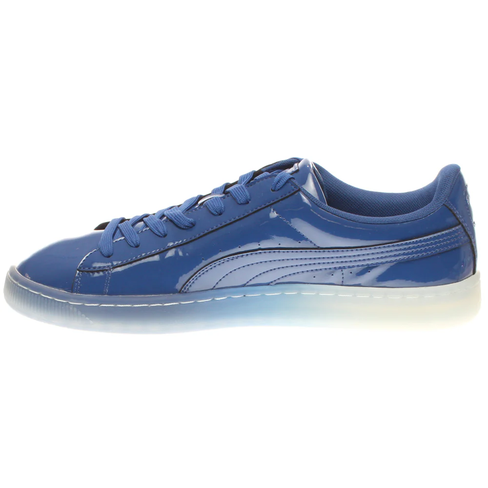 Basket Patent Ice Fade Lace Up Sneakers - Image 4