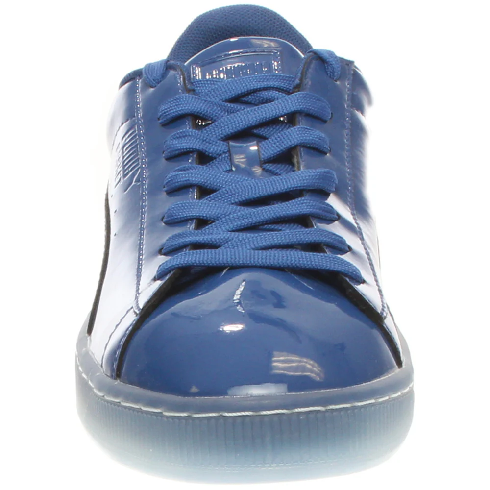 Basket Patent Ice Fade Lace Up Sneakers - Image 5