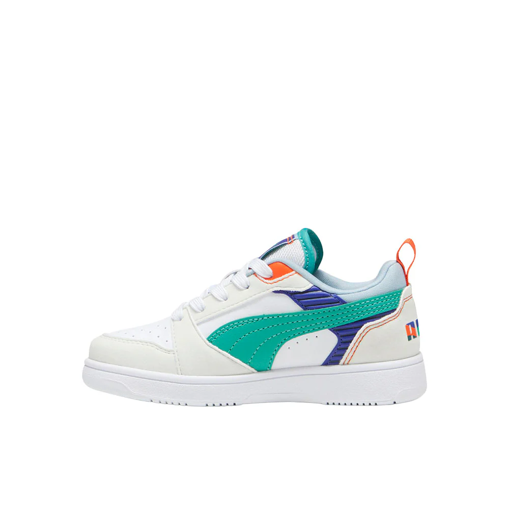 Puma Rebound V6 Lo Ready, Set, Better (Little Kid) - Image 3