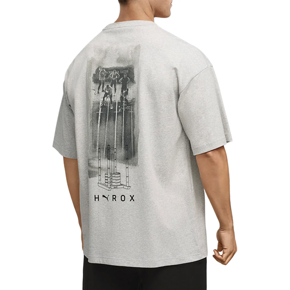 PUMA X HYROX Oversized Crew Neck Short Sleeve T-Shirt - Image 4