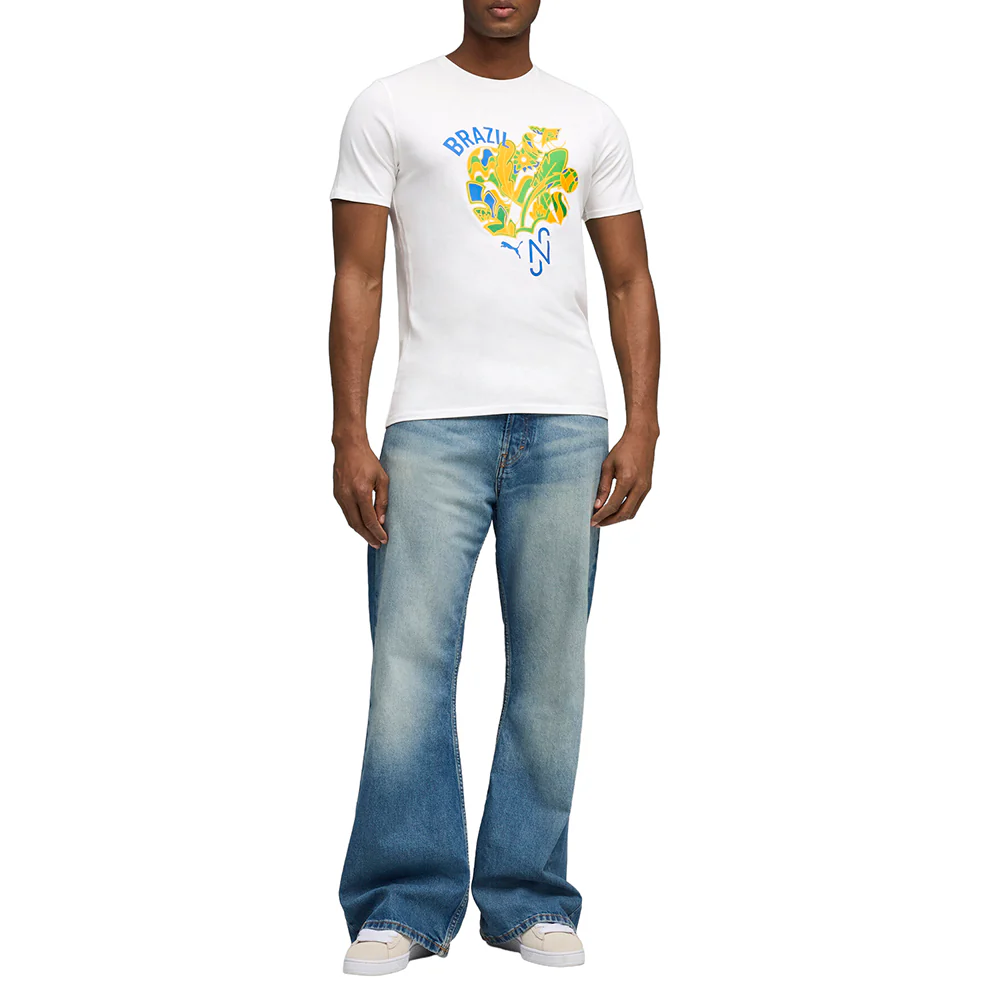PUMA X NEYMAR Junior Brazil Passion Crew Neck Short Sleeve T-Shirt - Image 5