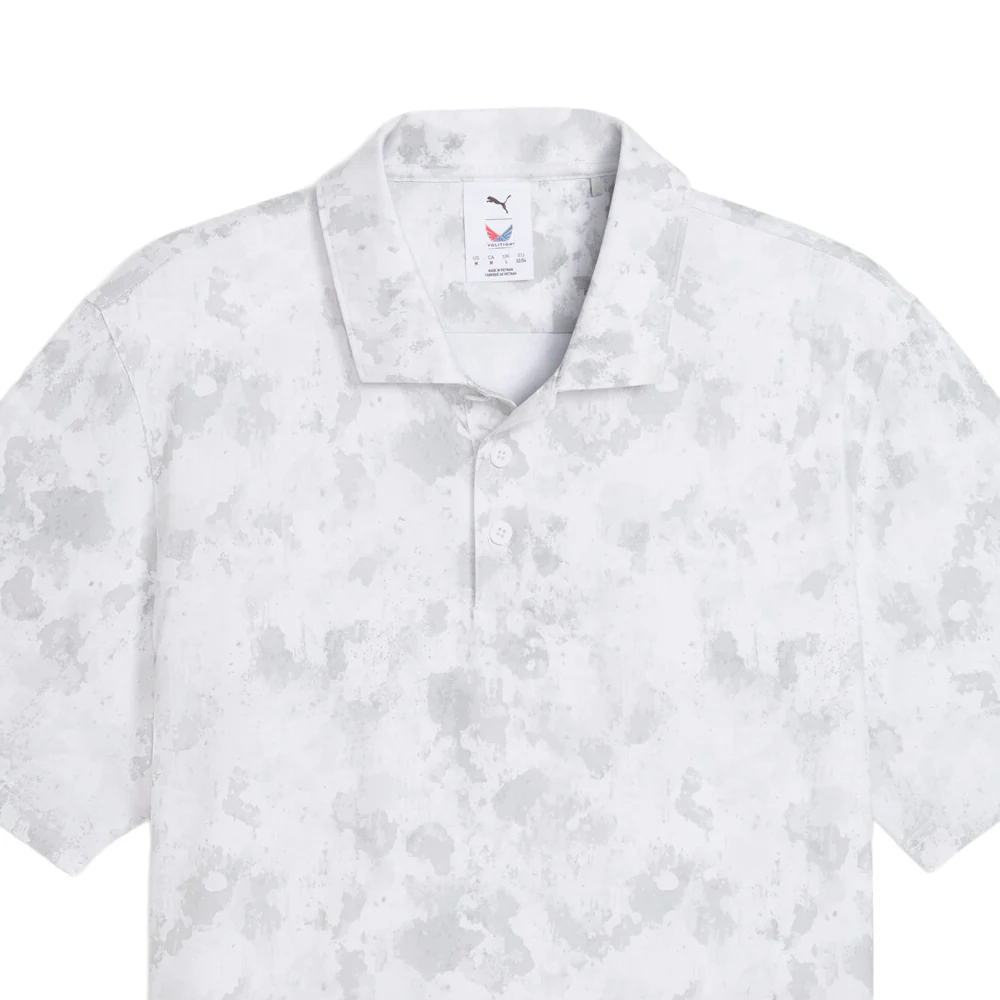 PUMA X Volition Camo Short Sleeve Golf Polo Shirt - Image 4