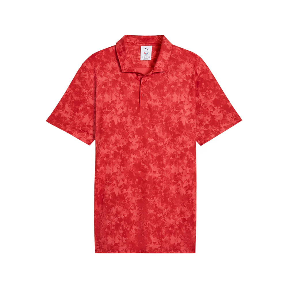 PUMA X Volition Camo Short Sleeve Golf Polo Shirt