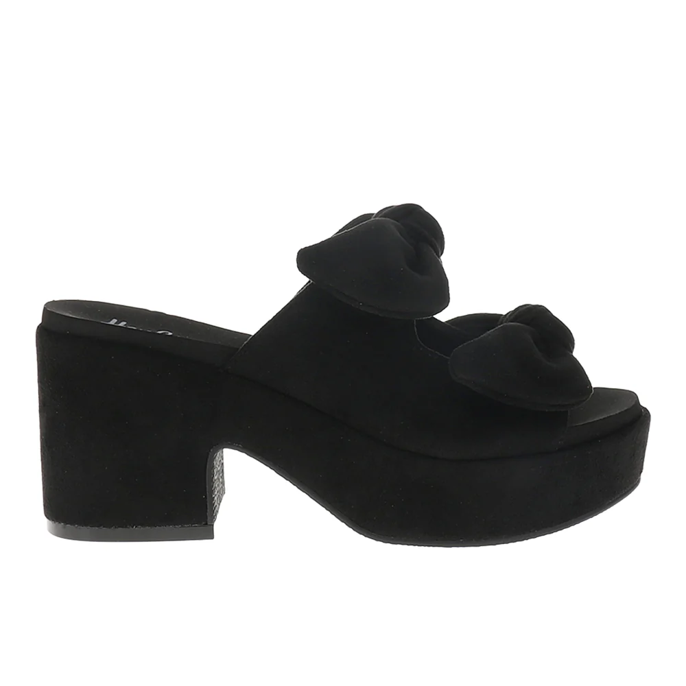 Put A Bow On It Block Heel Sandals