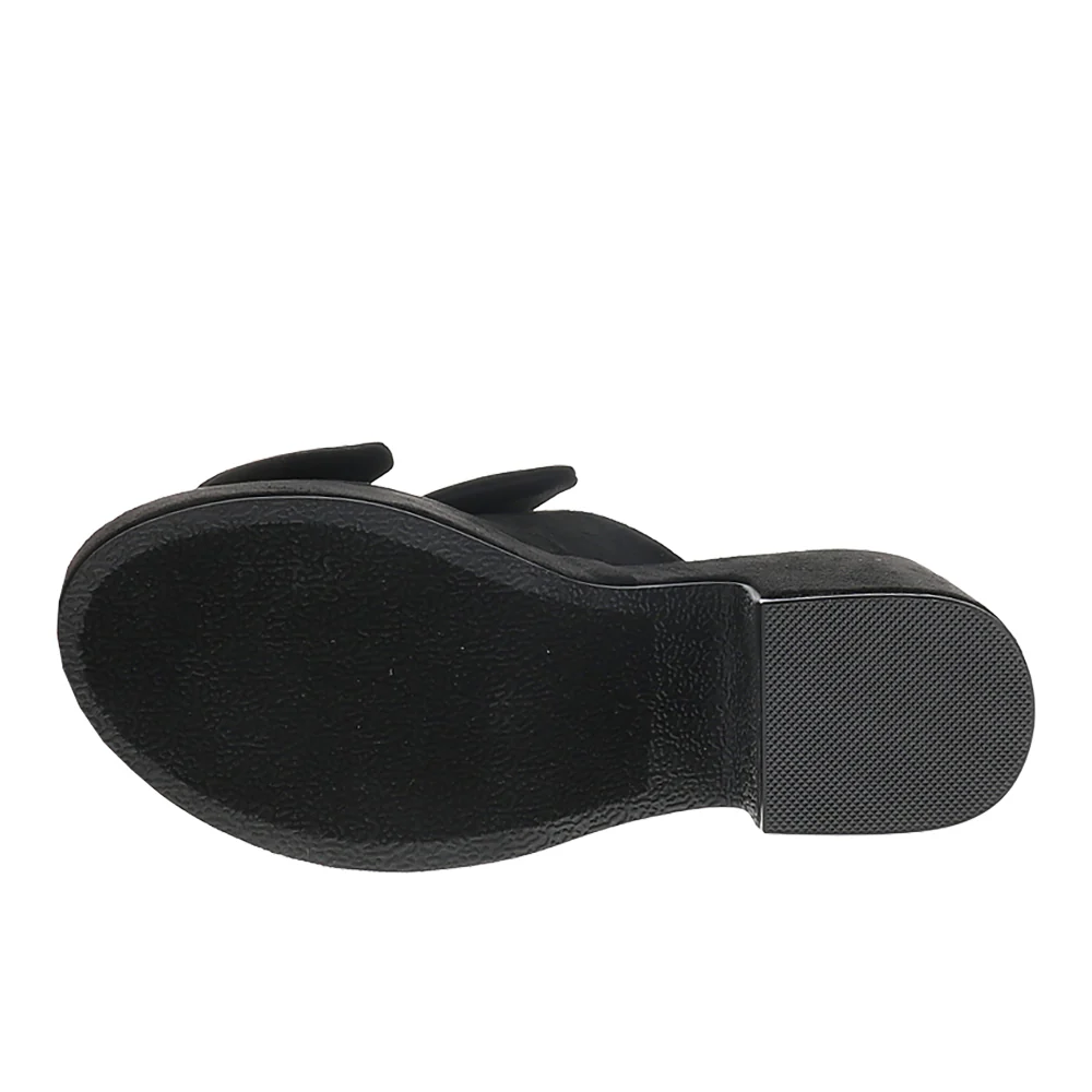 Put A Bow On It Block Heel Sandals - Image 5