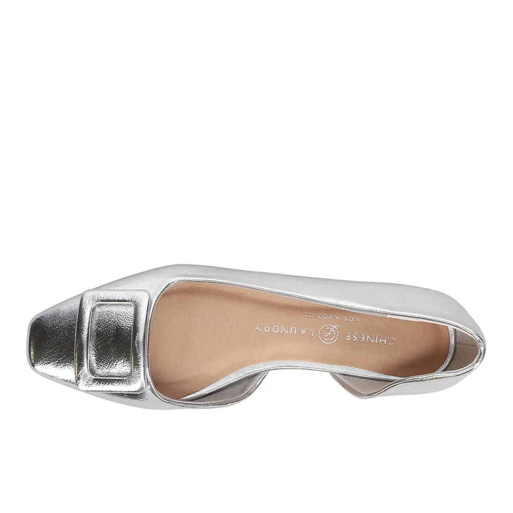Raelynn Metallic Slip On Flats - Image 4