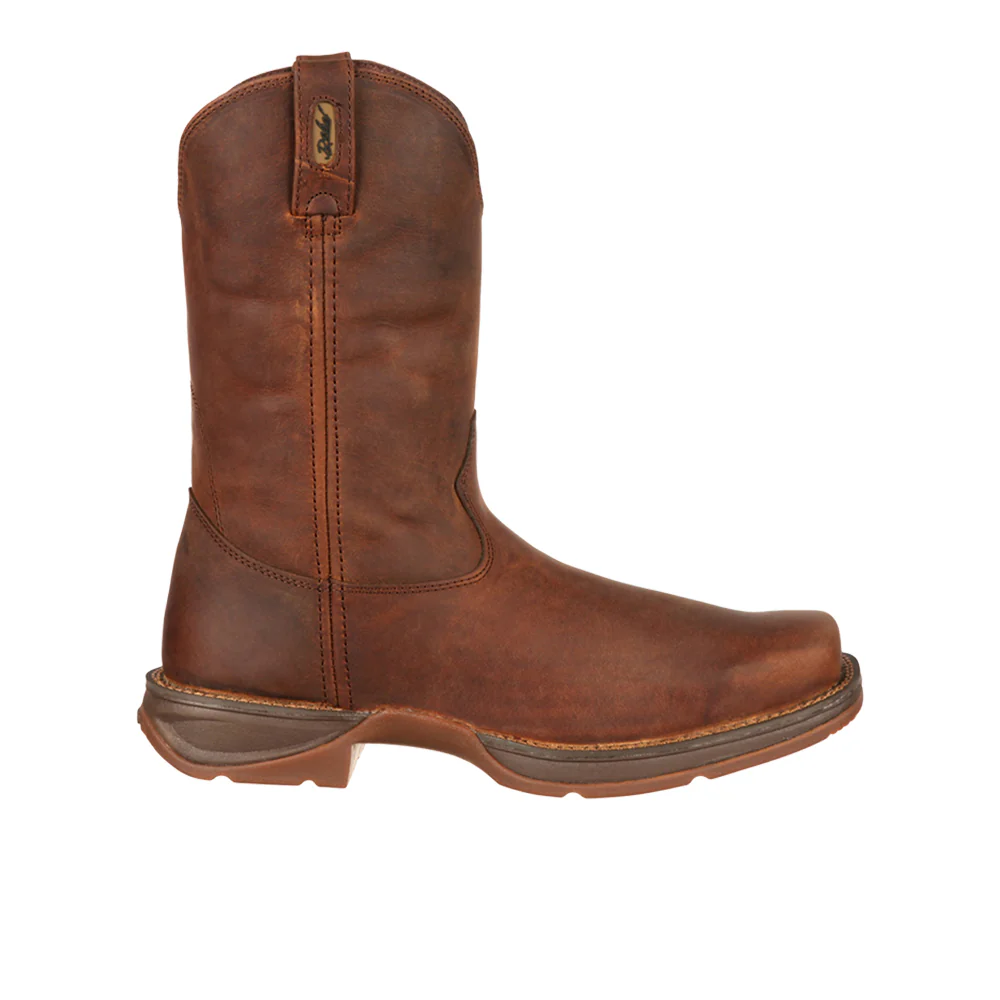 Rebel Square Toe Pull On Cowboy Boots