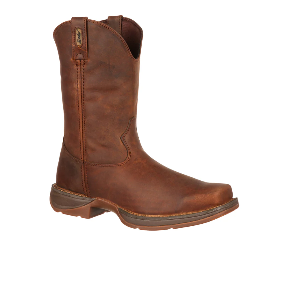 Rebel Square Toe Pull On Cowboy Boots - Image 2