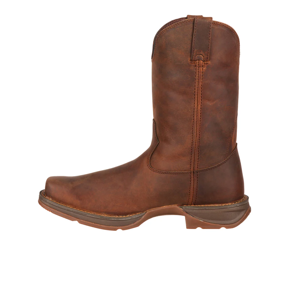 Rebel Square Toe Pull On Cowboy Boots - Image 4