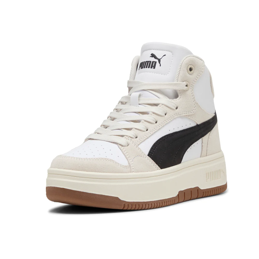 Rebound Femme Mid Suede Platform Sneakers - Image 2