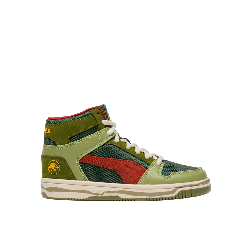 PUMA X JURASSIC WORLD Rebound High Top Sneakers (Big Kid)