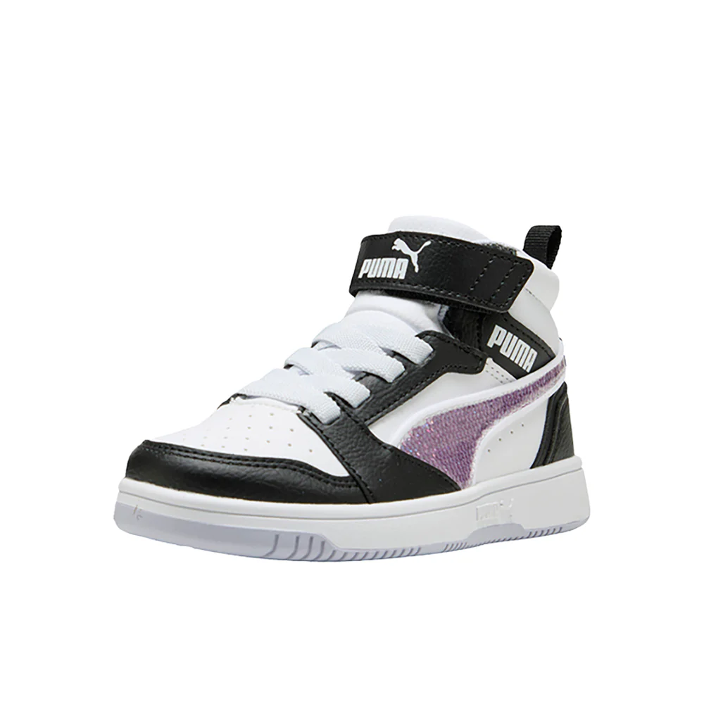 Rebound V6 Mid Top Sequins Slip On Sneakers (Little Kid) - Image 2