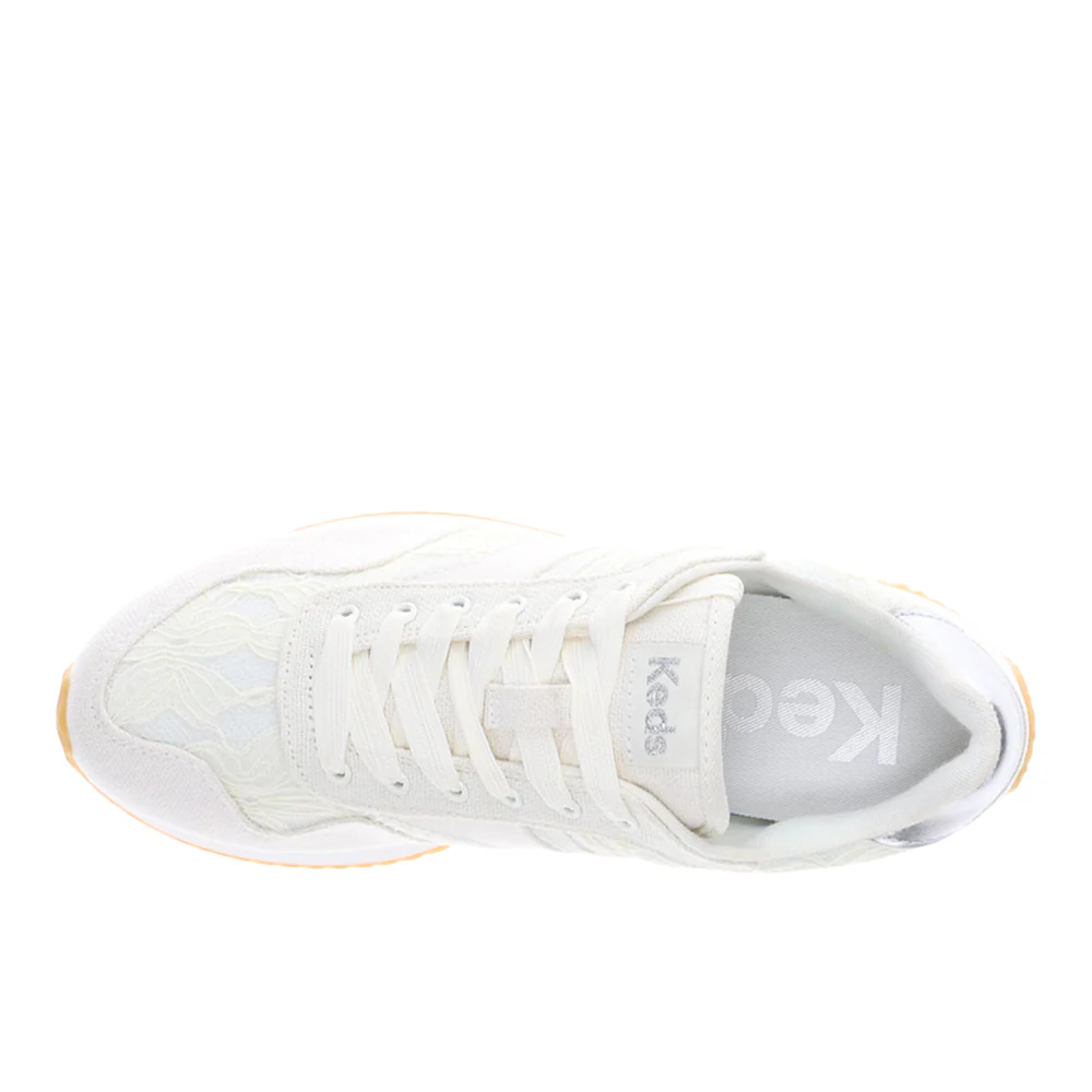 Rena Floral Lace Up Sneakers - Image 4