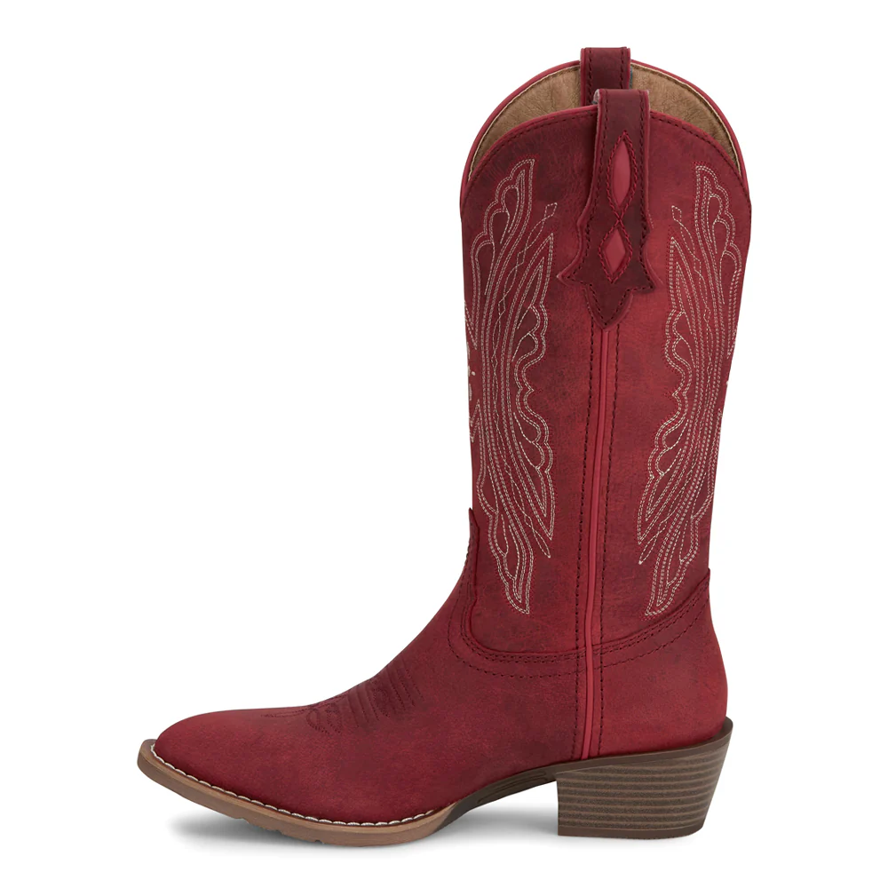 Renie Embroidered 12 Inch Round Toe Cowboy Boots - Image 3