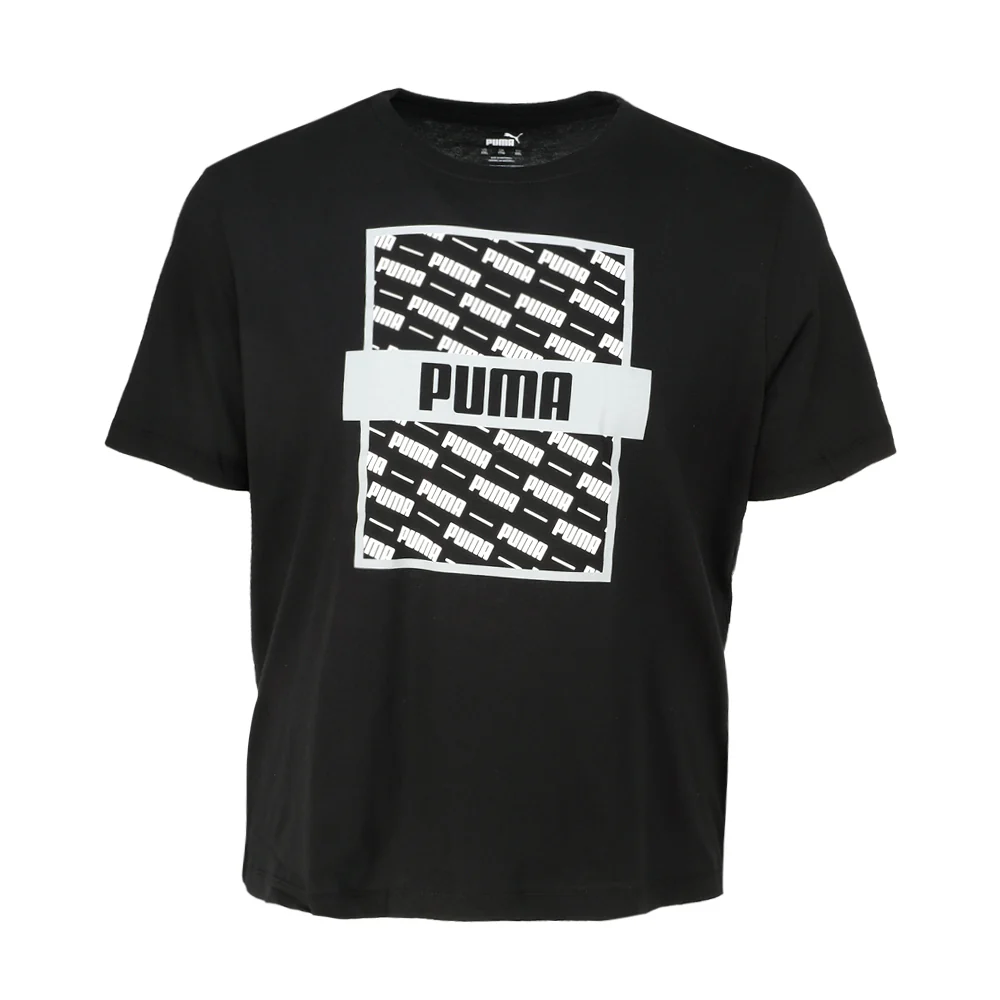 Repeat Box Crew Neck Short Sleeve T-Shirt