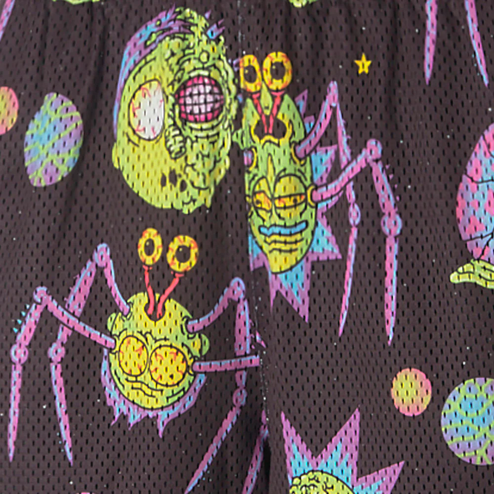 Rick and Morty Graphic Athletic Shorts - Image 3