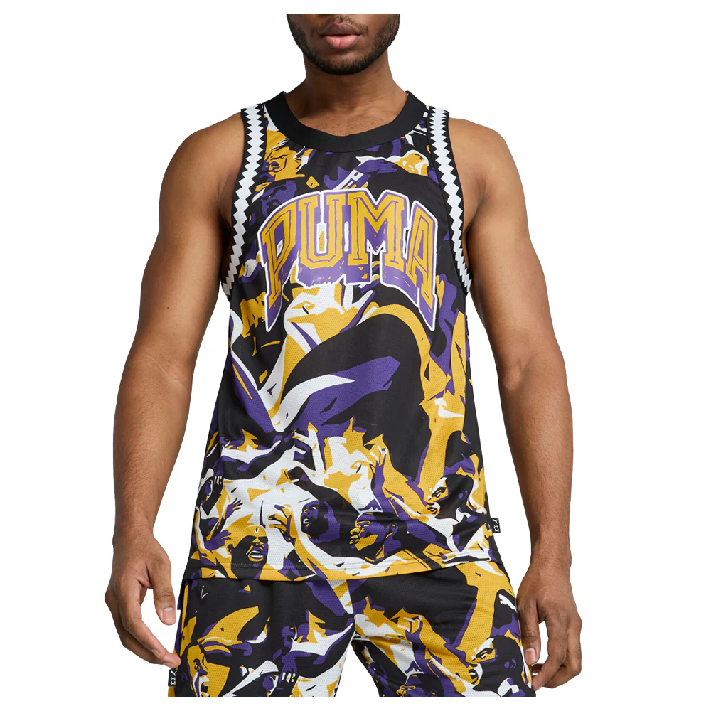 Rival Rage Graphic Mesh Crew Neck Tank Top - Image 3