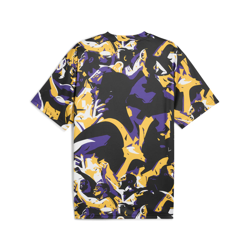 Rival Rage Relaxed Fit Graphic Basketball Crew Neck Short Sleeve T-Shirt - Image 2