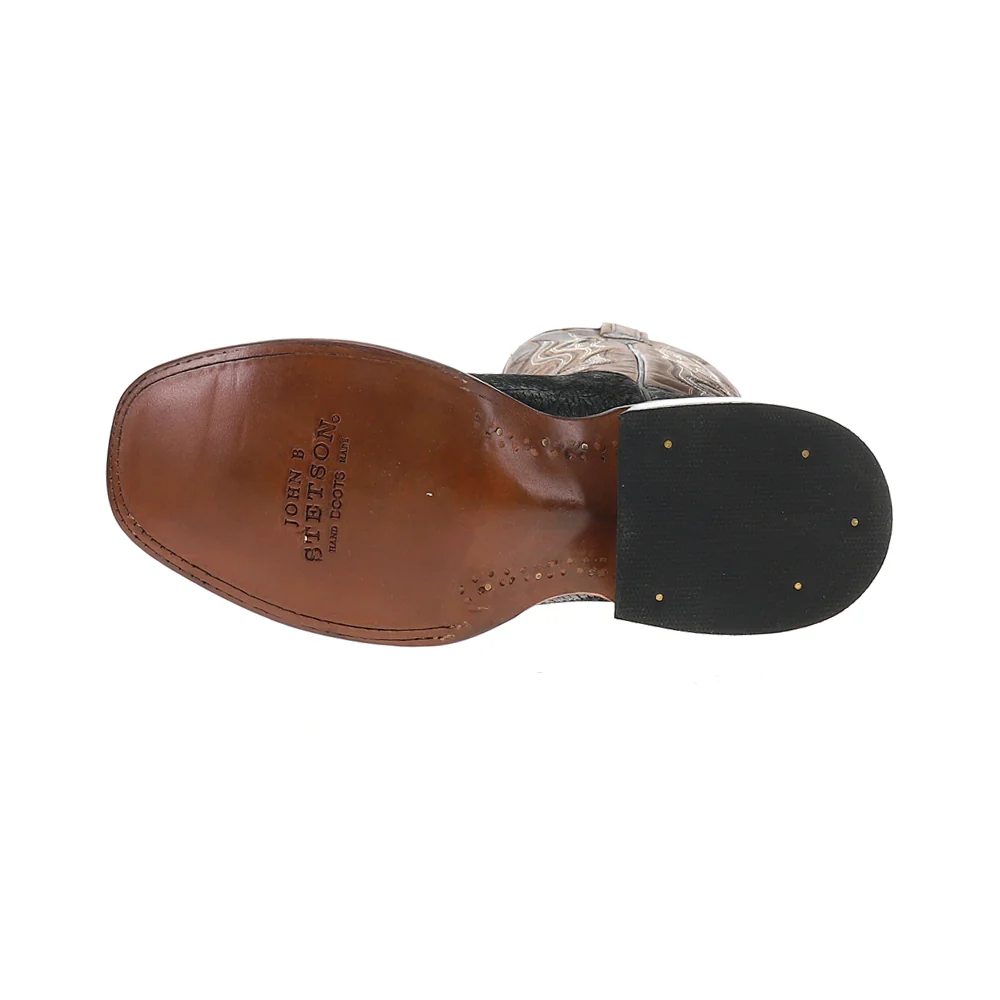 River Horse Embroidered Round Toe Pull On Cowboy Boots - Image 5