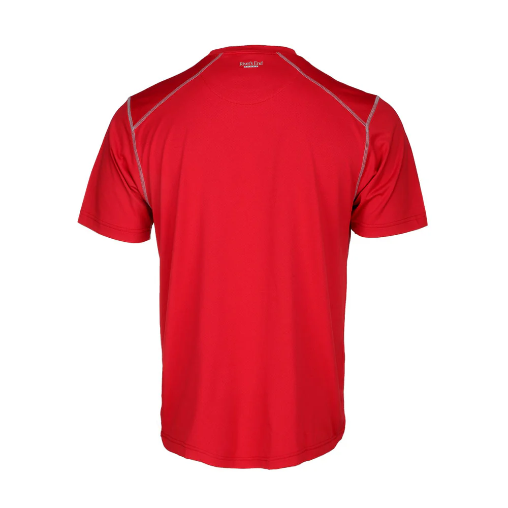 Crew Neck Short Sleeve Athletic T-Shirt - Image 2