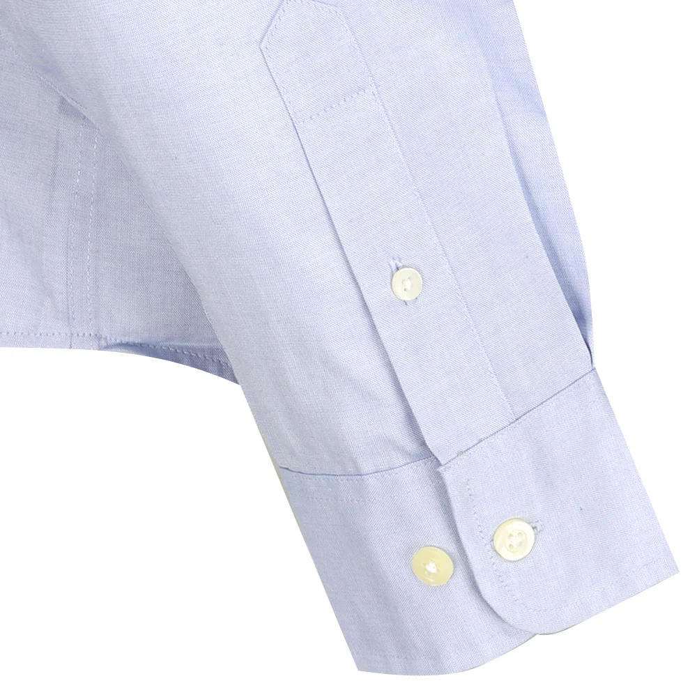 EZCare Pinpoint Long Sleeve Button Up Shirt - Image 5