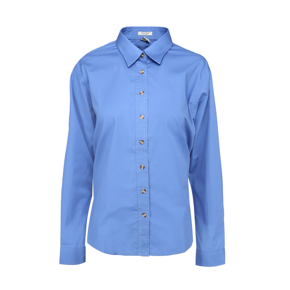 EZCare Woven Long Sleeve Button Up Shirt