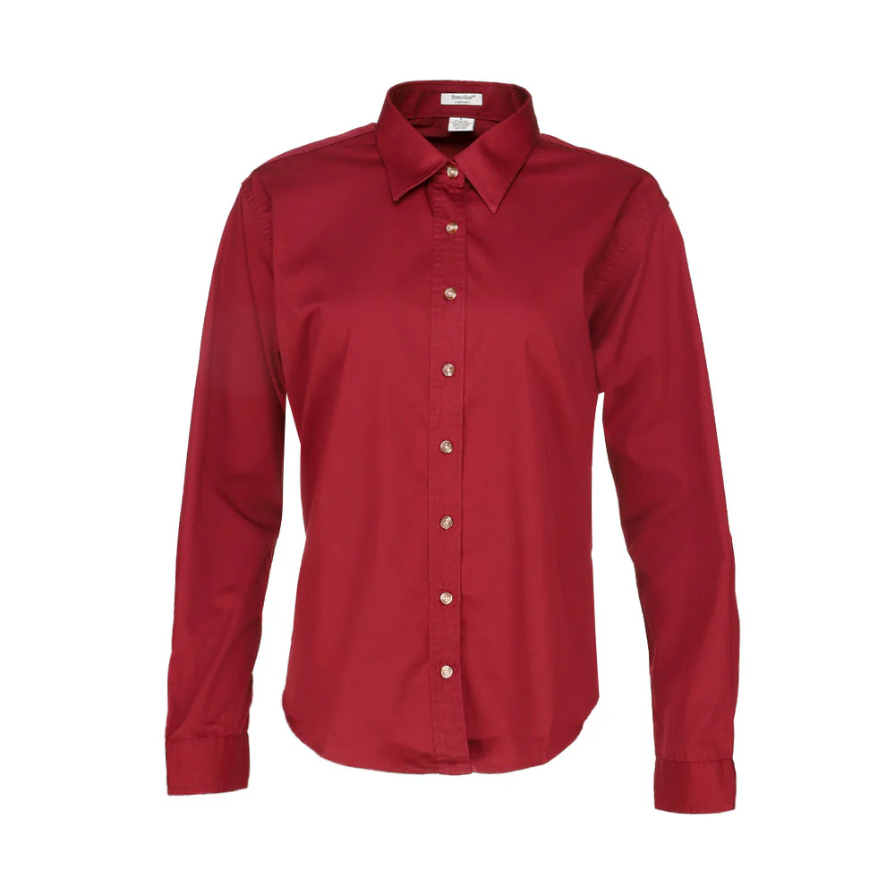EZCare Woven Long Sleeve Button Up Shirt