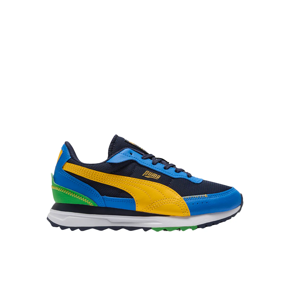 Road Rider Leather Lace Up Sneakers (Big Kid)