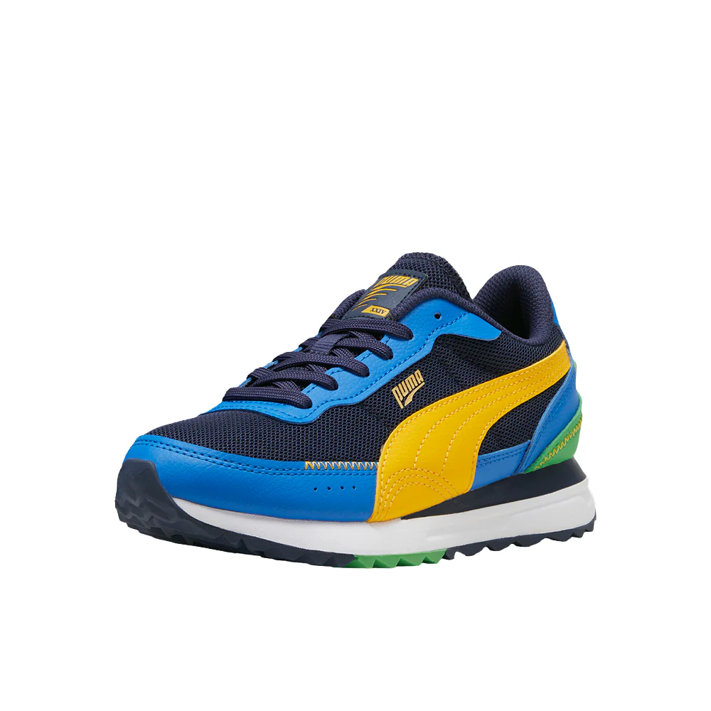Road Rider Leather Lace Up Sneakers (Big Kid) - Image 2