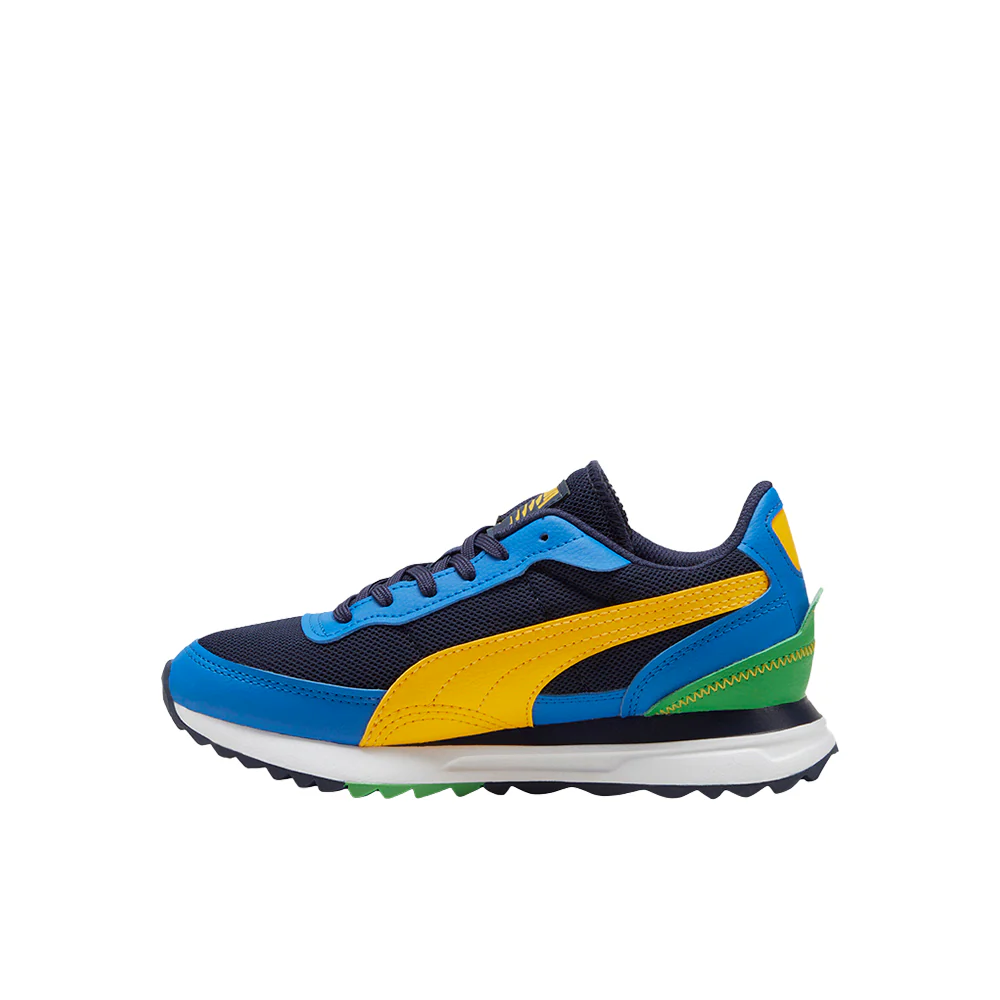 Road Rider Leather Lace Up Sneakers (Big Kid) - Image 3