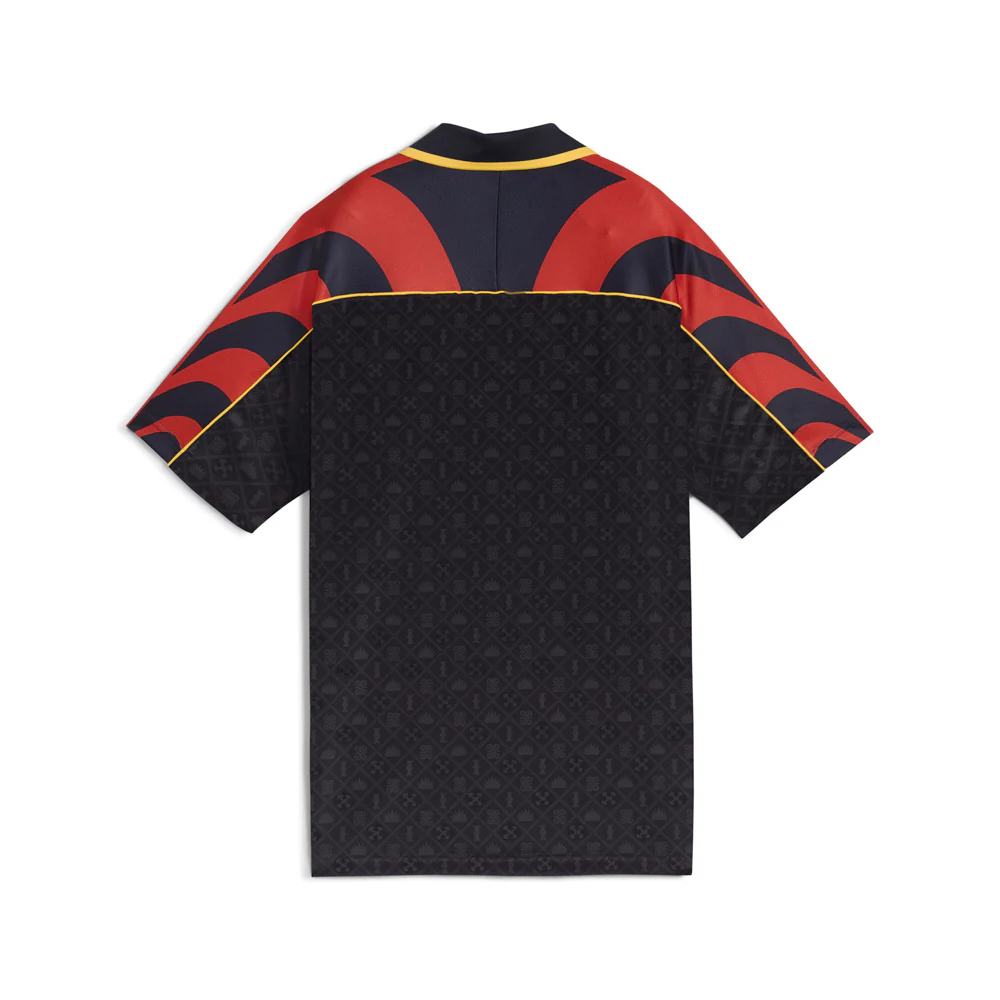 Road To Unity Relaxed Graphic Collared Short Sleeve Soccer Jersey - Image 2