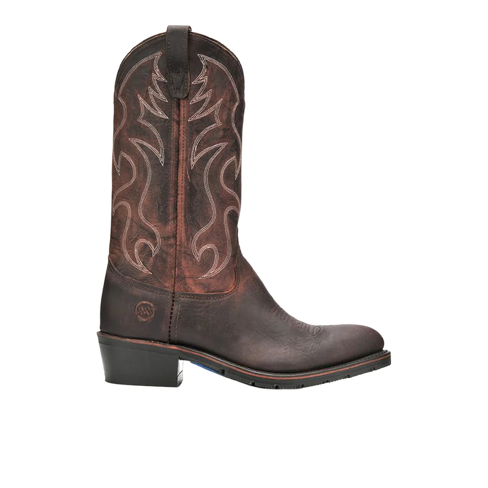 Robert AG7 12 Inch Embroidered Slip Resistant Soft Toe Work Boots