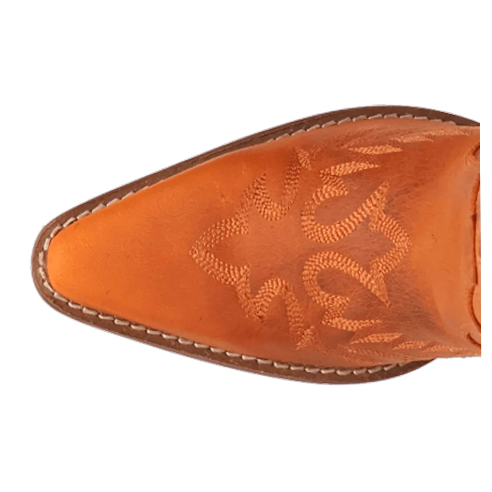 Rocky Top Embroidered Pointed Toe Cowboy Booties - Image 4